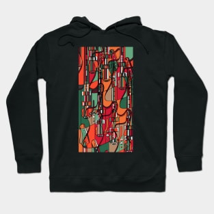 Guitar Hero Abstract Hoodie